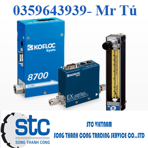 Kofloc 8550MC-S1-1/4SWL-AIR-50SLM-1-1-20℃-CR Thiết bị điều khiển lưu lượng Kofloc Vietnam 