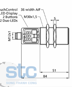 Alternative view of IPC-25/CDD/M18 Cảm biến - Microsonic Vietnam - STC Vietnam |  IPC-25/CDD/M18 Microsonic