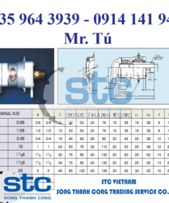 NC 32A-10A LH – Khớp nối xoay – Showa giken Vietnam