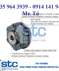 Miki Pulley CF-A-090-O2 Khớp nối Miki Pulley Vietnam